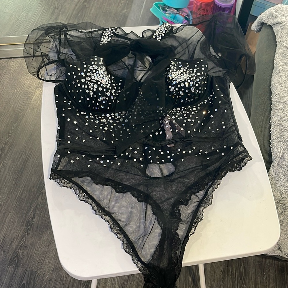 Victoria’s Secret Gem Covered Bodysuit